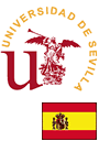 Logo US,bandeira de Espanha